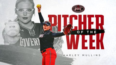 Austin Peay State University Softball's Harley Mullins goes 3-0 over the weekend to earn OVC Pitcher of the Week award. (APSU Sports Information)