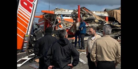 Tennessee Governor Bill Lee surveys recent tornado damage. Tennessee Governor Bill Lee surveys recent tornado damage.