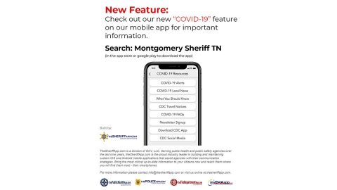 COVID-19 Feature - Montgomery County Sheriff's Office, Clarksville Tennessee