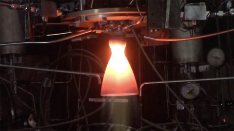 NASA and Frontier Aerospace are developing next-generation thrusters for use on Astrobotic's Peregrine lunar lander. In March 2020, thruster prototypes performed over 60 hot-fire tests in a vacuum chamber. (Frontier Aerospace)