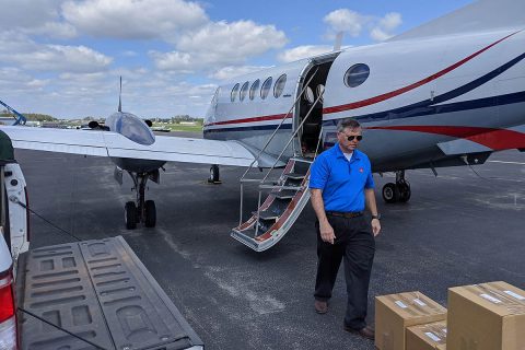 Austin Peay State University’s GIS Center has shipped 24 boxes containing nearly 9,000 shields to TEMA. (APSU) Austin Peay State University’s GIS Center has shipped 24 boxes containing nearly 9,000 shields to TEMA. (APSU)