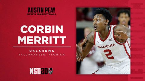 Austin Peay State University Men's Basketball welcomes Corbin Merritt to the team. (APSU Sports Information)