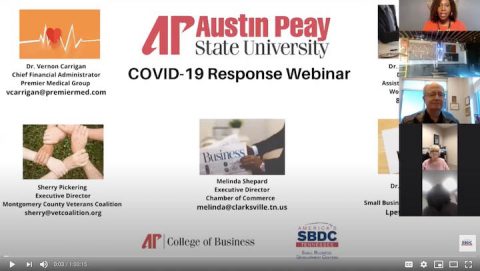 Austin Peay State University College of Business hosted a public COVID-19 Coronavirus webinar last week. (APSU)