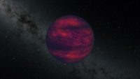 This artist’s concept shows a brown dwarf, an object that is at least 13 times the mass of Jupiter but not massive enough to begin nuclear fusion in its core, which is the defining characteristic of a star. Scientist using NASA’s Spitzer Space Telescope recently made the first ever direct measurement of wind on a brown dwarf. (NASA)