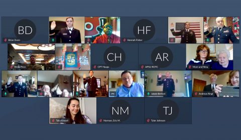 Austin Peay State University virtual commissioning ceremony. (APSU)
