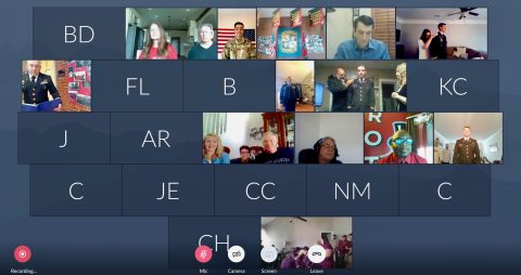 Austin Peay State University virtual commissioning ceremony. (APSU)