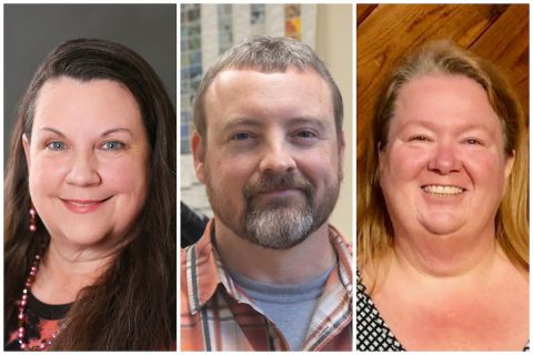 Austin Peay State University Professors (L to R): Leni Dyer, Christopher Gentry and Tracy Nichols. (APSU)