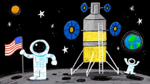 As part of the agency’s NASA@Home initiative, students from elementary school age and above can add their creativity to the people and technologies that have propelled humans to the Moon and beyond. (NASA's Langley Research Center)