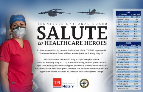 Tennessee National Guard Salute to Healthcare Workers