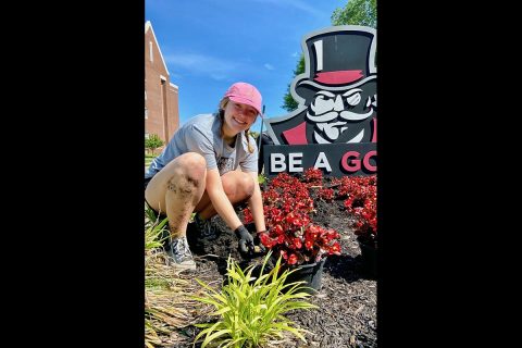 Thirty-four volunteers planted nearly 3,600 plants at Austin Peay State University over four days. (APSU) Thirty-four volunteers planted nearly 3,600 plants at Austin Peay State University over four days. (APSU)