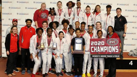 Austin Peay State University Track and Field OVC 2020 Champions. (APSU Sports Information)