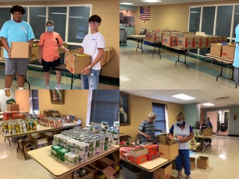 Loaves and Fishes of Clarksville and First Presbyterian Church hold Christmas in July.