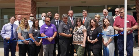 Ribbon Cutting ceremony was held Monday to celebrate the Montgomery County Veterans Service Organization opening New Office Space.