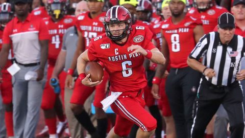 Austin Peay State University Football quarterback Jeremiah Oatsvall. (APSU Sports Information)