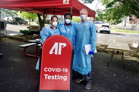 Austin Peay State University COVID-19 testing team. (APSU)