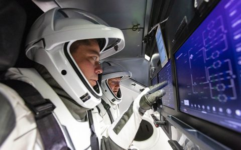 NASA astronauts Bob Behnken and Doug Hurley. (SpaceX)