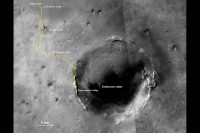 This final traverse map for NASA’s Opportunity rover shows where the rover was located within Perseverance Valley on June 10th, 2018, the last date it made contact with its engineering team. (NASA/JPL-Caltech/MSSS)