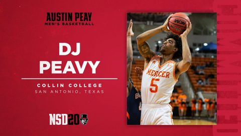 Austin Peay State University Men's Basketball adds DJ Peavy to roster. (APSU Sports Information)