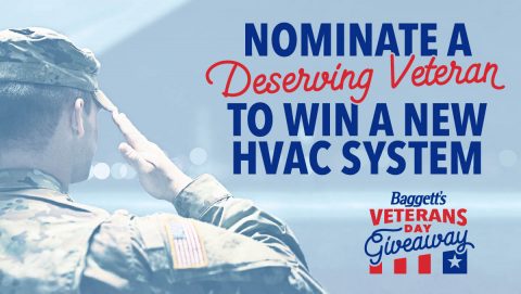 Baggett Heating and Cooling Veterans Day Giveaway