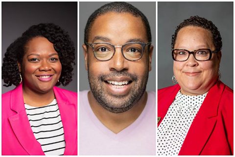 Dannelle Whiteside, Marcus Hayes and LaNeeça Williams