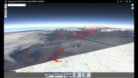 This screenshot shows an interactive 3D visualization that allows you to explore the height of smoke plumes from the California fires, using data from Multi-angle Imaging SpectroRadiometer (MISR) instrument aboard NASA’s Terra satellite. (NASA/JPL-Caltech/GSFC)