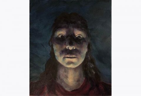 Youth Best in Show- Grace Sutt, Self Portrait in a Power Outage.