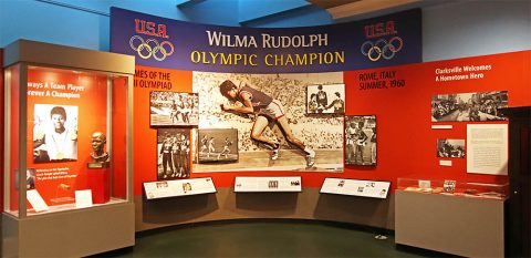 Wilma Rudolph exhibit at Customs House Museum