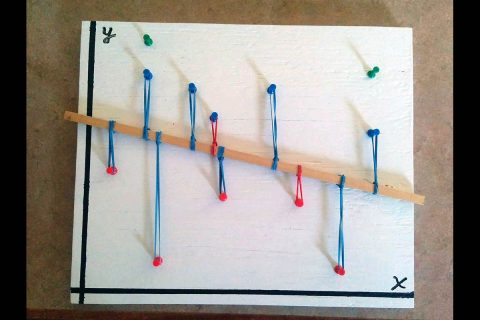 Ligo built this model to teach linear regression. (APSU)