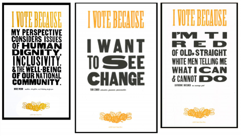 Hatch Show Print to celebrate ‘I Vote Because …’