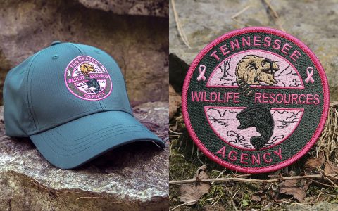 TWRA Pink Hat and Pink Patch for Breast Cancer Awareness Month