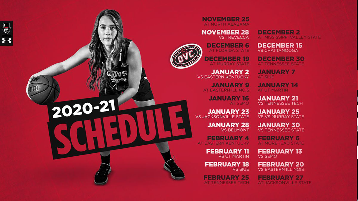 APSU Women's Basketball releases 202021 Schedule Clarksville Online