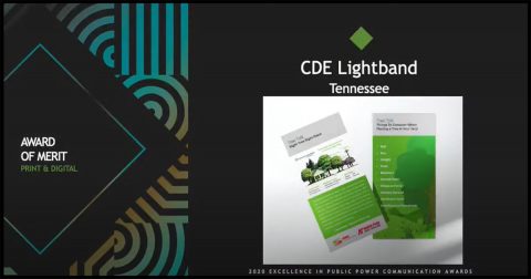 Award of Merit - Print & Digital -- CDE Lightband