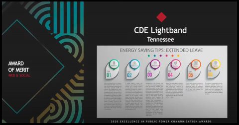 Award of Merit - Web & Social -- CDE Lightband