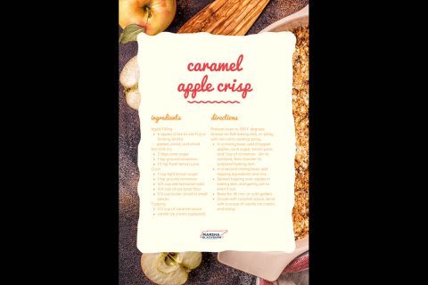 Caramel Apple Crisp