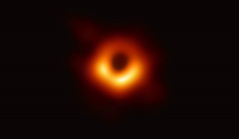 The first picture of a black hole was made using observations of the center of galaxy M87 taken by the Event Horizon Telescope. The image shows a bright ring formed as light bends in the intense gravity around a black hole 6.5 billion times the Sun’s mass. (Event Horizon Telescope Collaboration) The first picture of a black hole was made using observations of the center of galaxy M87 taken by the Event Horizon Telescope. The image shows a bright ring formed as light bends in the intense gravity around a black hole 6.5 billion times the Sun’s mass. (Event Horizon Telescope Collaboration)
