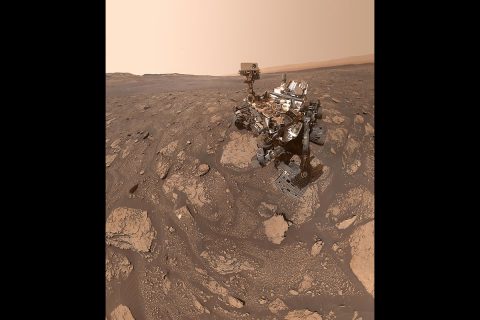 NASA's Curiosity Mars rover took this selfie at a location nicknamed "Mary Anning" after a 19th century English paleontologist. Curiosity snagged three samples of drilled rock at this site on its way out of the Glen Torridon region, which scientists believe preserves an ancient habitable environment. (NASA/JPL-Caltech/MSSS)