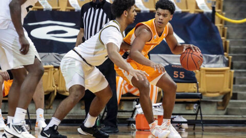 Tennessee Men's Basketball takes down Missouri on the road, 73-53. (UT Athletics)