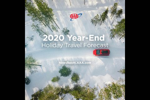 2020 Year End Holiday Travel Forecast. (AAA)