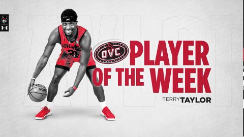 Austin Peay State University Men's Basketball senior Terry Taylor named OVC Player of the Week. (APSU Sports Information)