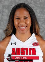 APSU Women's Basketball - Brandi Ferby. (Robert Smith, APSU Sports Information)