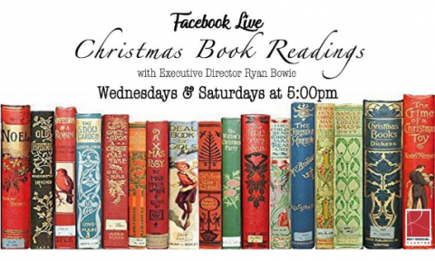 Roxy Regional Theatre presents Christmas Book Readings by Ryan Bowie on Wednesdays and Saturdays at 5:00pm.