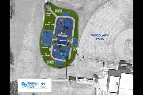 Woodlawn Park – Community Hub Aerial View