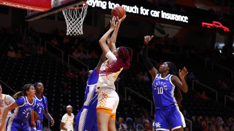 Tennessee Women's Basketball gets 70-52 win over Kentucky Sunday at Thompson-Boling Arena. (UT Athletics)