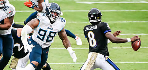 Tennessee Titans host the Baltimore Ravens in wild card playoff game. (Tennessee Titans)