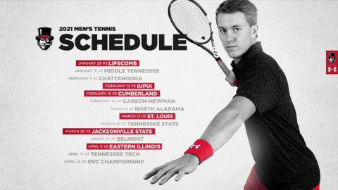 2021 Austin Peay State University Men's Tennis Schedule. (APSU)