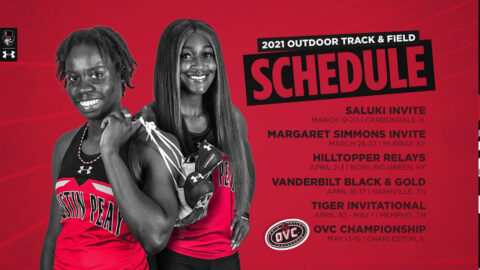 Austin Peay State University 2021 Outdoor Track and Field Schedule. (APSU Sports Information)