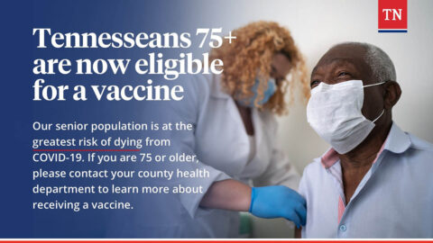 Tennesseans 75 and up now eligible for a vaccine