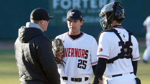 Austin Peay State University Baseball unable to hold off Army late in 2-1 loss, Friday. (Robert Smith, APSU Sports Information)