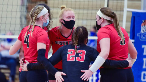 Austin Peay State University Volleyball defeats Tennessee Tech, Sunday. (RealWuan Studios)