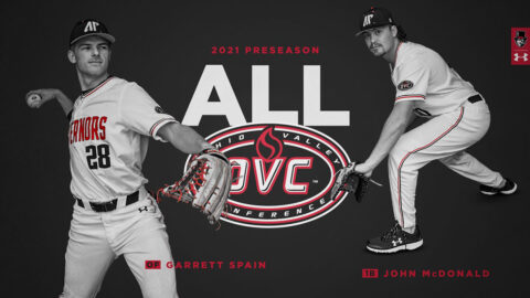 Austin Peay State University Baseball's John McDonald and Garrett Space named to OVC Preseason Team. (APSU Sports Information)